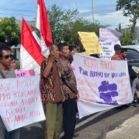 LSM PEKAT dan Warga Tanjung Sari Geruduk Kejati Bengkulu